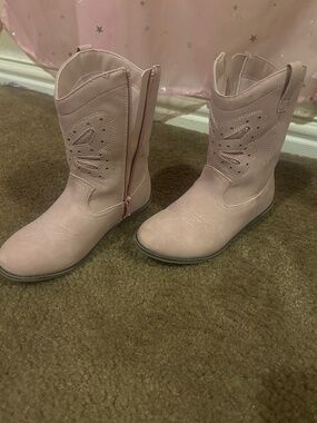 Kid Pink Cowboy boots